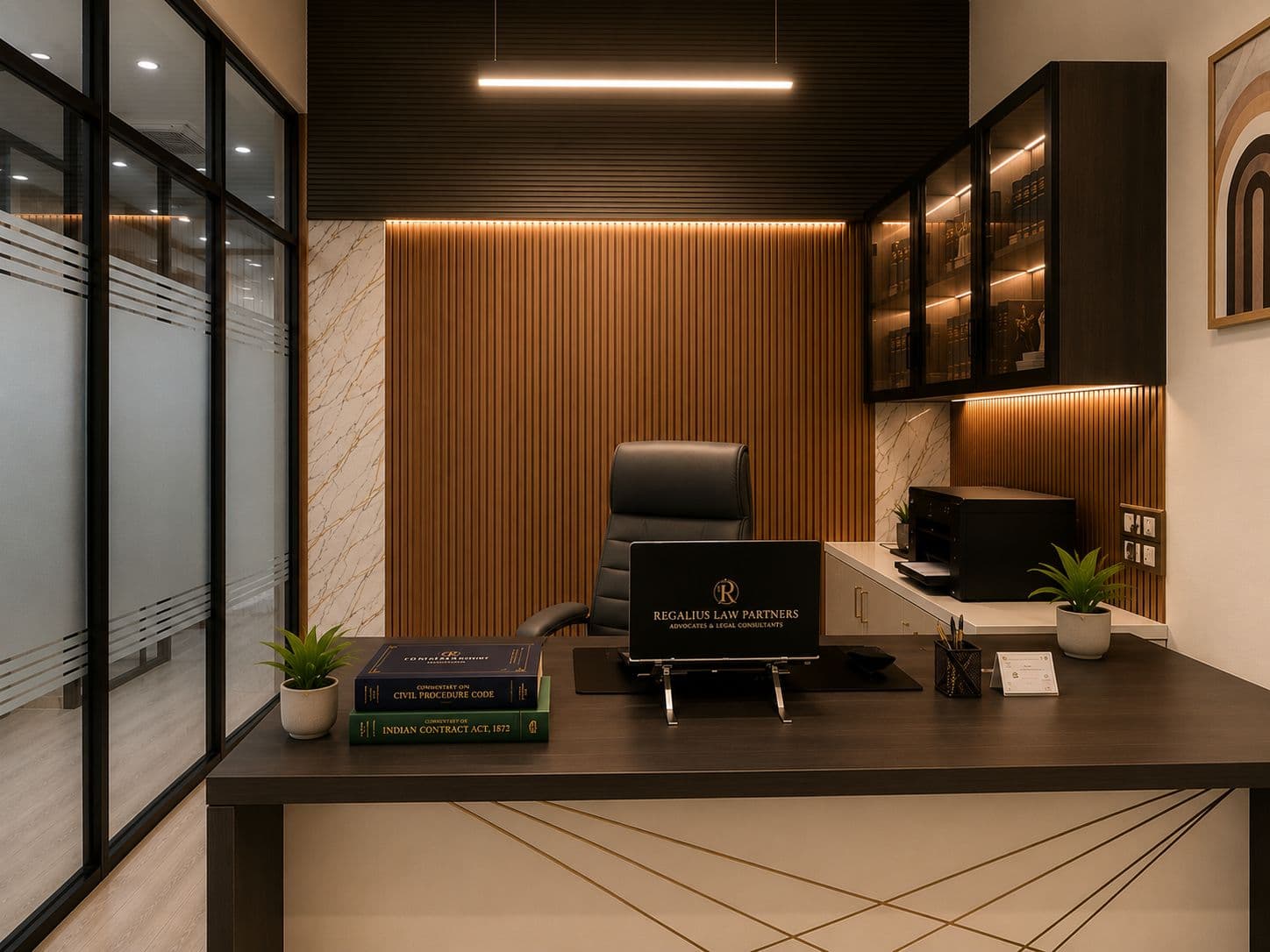 Partner's office at Regalius Law Partners